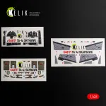 Kelik K48171 1/48 Ta-4j Skyhawk - Interior 3d Decals For Hasegawa
