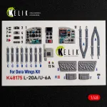 Kelik K48175 1/48 L-20a/U-6a - Type 2 Interior 3d Decals For Dora Wings Kit