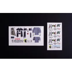 Kelik K72068 1/72 Rf-4b - Interior 3d Decals For Hasegawa Kit