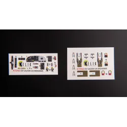 Kelik K72166 1/72 Ov-1a/Jov-1a Mohawk Interior 3d Decals For Clearprop Kit