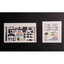 Kelik K72176 1/72 Ju88 G-6 Interior 3d Decals For Hasegawa Kit