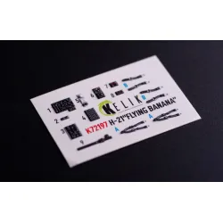 Kelik K72197 1/72 H-21 Flying Banana - Interior 3d Decals For Italeri Kit