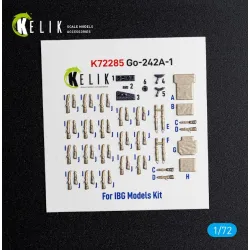 Kelik K72285 1/72 Go-242a-1- Interior 3d Decals For Ibg Models Kit