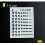 Kelik Ka35007 1/35 Round Headlights Set 1-6 Mm 3d Decal For Models