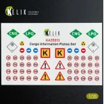 Kelik Ka35013 1/35 Cargo Information Plates Set 2 Decal For Models
