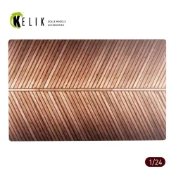 Kelik Ks24015 1/24 Wooden Bridge Ostland Bridge 1943 Base Acrylic 3mm 280/180mm 170g