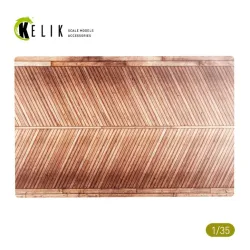 Kelik Ks35001 1/35 Wooden Bridge Ostland Bridge 1943 Base Acrylic 3mm 280/180mm 170g