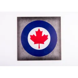 Kelik Ks48033 1/48 Canada Roundel - Acrylic 3 Mm 240 X 240 Mm 190g For Any