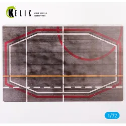 Kelik Ks72059 1/72 Asw Giuseppe Garibaldi Rear Lift Base Acrylic 3 Mm 280 180mm 170g For Any