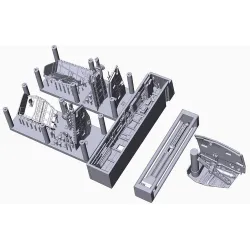 Kopecky Scale Models 32028 1/32 F-15 Wheelbays For Tamiya Resin Kit