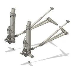 Kopecky Scale Models 32067 1/32 B-17 Landing Gear Unloaded For Hk Models