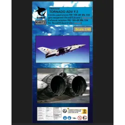 Katran 4872 1/48 Panavia Tornado Adv F3 Exhaust Nozzles Rb 199-4r Mk104 Opened For Revell/Eduard