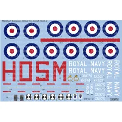 Kits World Kw132152 1/32 Decal For Blackburn Buccaneers S. Mk 2 Mk 2a Mk 2b