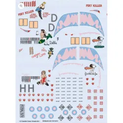 Kits World Kw132161 1/32 Decal For Desert Storm Tornados Gr.1b