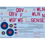 Kits World Kw144005 1/144 Decal For Avro Lancaster Bomber Accessories For Aircraft