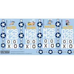 Kits World Kw144012 1/144 Decal For B-24 Liberators Accessories For Aircraft