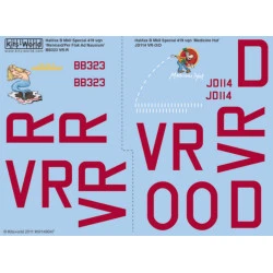 Kits World Kw148047 1/48 Decal Handley Page Halifax B Mkii Medicine Hat Mermaid