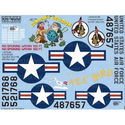 Kits World Kw148074 1/48 Decal For B-29 Super Fortress