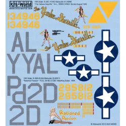Kits World Kw148085 1/48 Decal For B-26c Marauders 41-34946 The Yankee Guerrilla