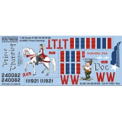 Kits World Kw148120 1/48 Decal For B-24d Liberator Accessories Kit