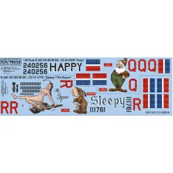 Kits World Kw148123 1/48 Decal For B-24d Liberator Accessories Kit