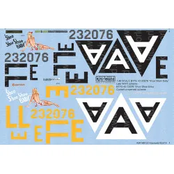 Kits World Kw148133 1/48 Decal For Boeing B-17g Flying Fortress