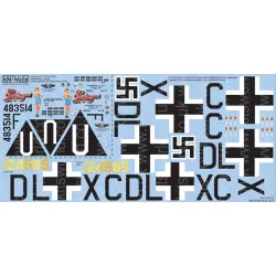 Kits World Kw148135 1/48 Decal For Boeing B-17 F/G Flying Fortress