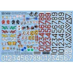 Kits World Kw148186 1/48 Decal For Luftwaffe Squadron Fighter Markings