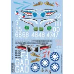 Kits World Kw172051 1/72 Decal For P-40b Warhawks Of The Raf Accessories Kit