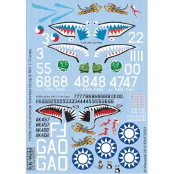 Kits World Kw172051 1/72 Decal For P-40b Warhawks Of The Raf Accessories Kit