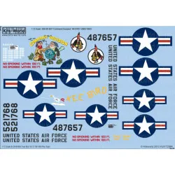 Kits World Kw172066 1/72 Decal For B-29 Super Fortress Accessories For Aircraft