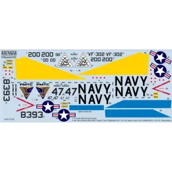 Kits World Kw172104 1/72 Decal For Phantom F-4b Accessories For Aircraft