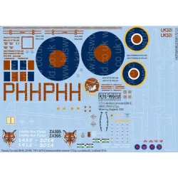 Kits World Kw172121 1/72 Decal For 12 Squadron Avro Lancaster Ph-h Panavia Tornado