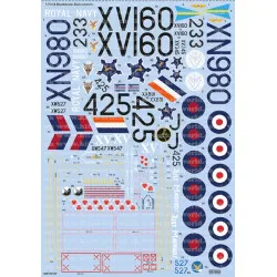 Kits World Kw172137 1/72 Decal Blackburn Buccaneer S2b Raf Accessories Aircraft