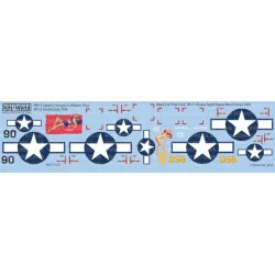 Kits World Kw172150 1/72 Decal Pby-5 Catalina Black Cats Accessories Aircraft