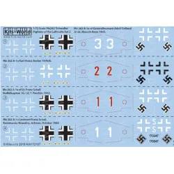 Kits World Kw172157 1/72 Messerschmitt Me-262a-1a Du Generalleutnant Adolf Galland