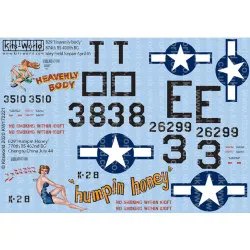 Kits World Kw172221 1/72 Decal For Boeing B-29 Superfortress Accessories Kit