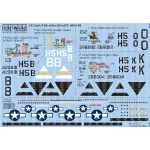 Kits World Kw172227 1/72 Decal For Lockheed P-38j Lightnings Accessories Kit