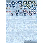 Kits World Kw172244 1/72 Decal For Spitfire Nose Art Lettering-numbers