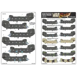 Kits World Kw172278 1/72 Decal For Ch-47c/D/F Chinook