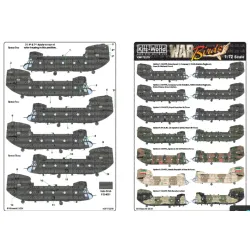 Kits World Kw172279 1/72 Decal For Ch-47/D/C/F/J Hc 4 Chinook