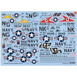 Kits World Kw172281 1/72 Decal For F-4b/C Phantom- Us Marine Corps