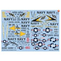 Kits World Kw172282 1/72 Decal For F-4b/C Phantom- Us Marine Corps