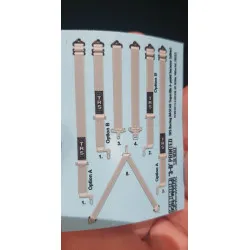 Kits World Kw3d124026 1/24 Trs Racing Nascar Superlite 6-point Harness Silver