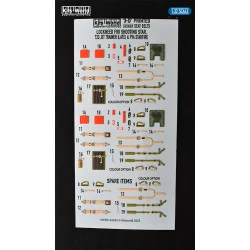 Kits World Kw3d132032 1/32 3d Decal Ejection Seat Belt Decals Lockheed F80 Shooting Star