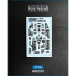Kits World Kw3d1321013 1/32 3d Decal Grumman F-14a Tomcat For Tamiya