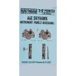 Kits World Kw3d1321047 1/32 3d Decal Cockpit Instrument Douglas A-4 Skyhawk