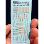 Kits World Kw3d148019 1/48 3d Decal Avro Lancaster Seat Belt Set
