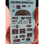 Kits World Kw3d1481029 1/48 3d Instruments Panel B-25c-d Mitchell For Academy Accurate Minitures Italeri Revell