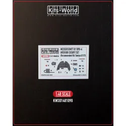 Kits World Kw3d1481091 1/48 3d Decal Messerschmitt Bf 109g-6 Tamiya 61117